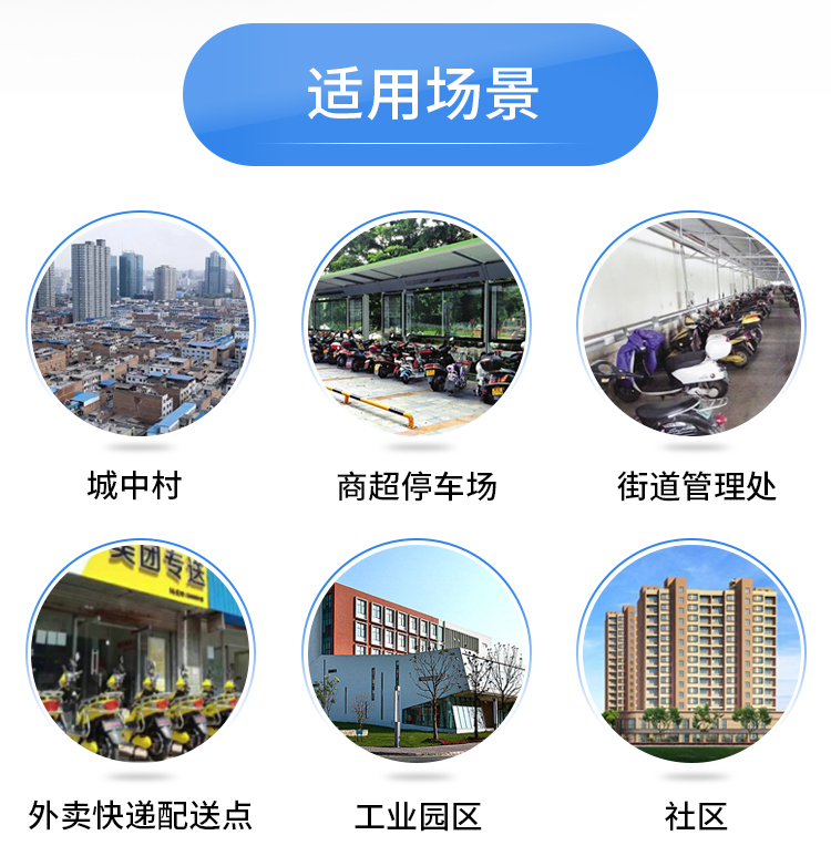 電瓶車自助充電柜適用場景-城中村-商超停車場-街道管理處-外賣快遞配送點(diǎn)-工業(yè)園區(qū)-社區(qū)-廣州磐眾智能科技有限公司